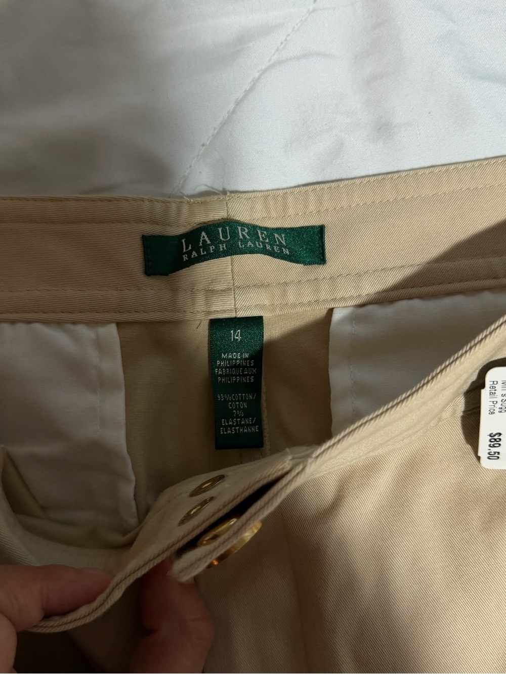 LAUREN Ralph Lauren Men’s Khaki Chinos - Tan